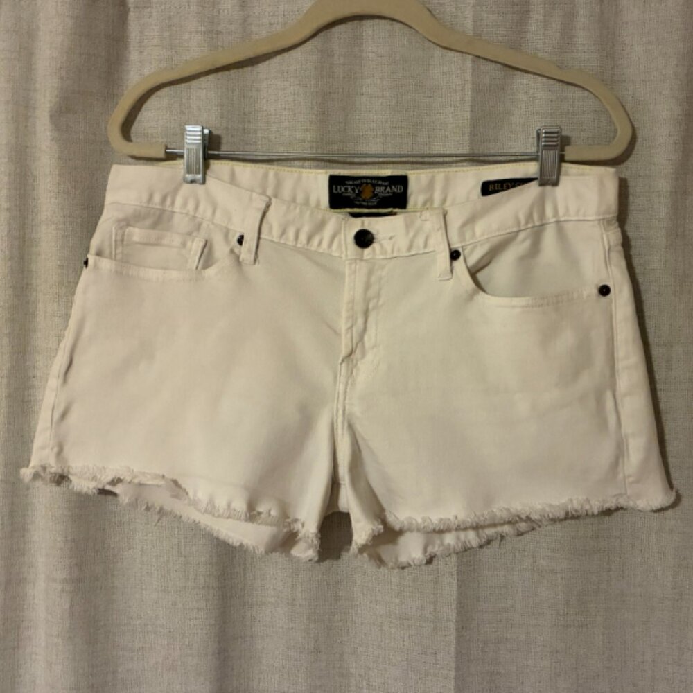 Lucky Brand Riley Shorts in White size 12/31
